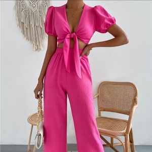 Hot pink 2-piece